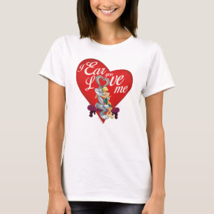 T-shirt BUGS BUNNY™ & Lola Bunny - Je t'entends m'aimer