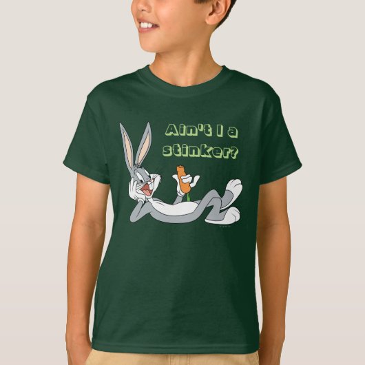 T-shirt BUGS BUNNY™ Lying Down Eating Carrot (Devant)