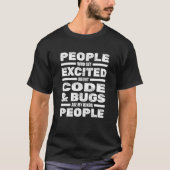 T-shirt Bugs de code de programmeur Logiciel de développ (Devant)