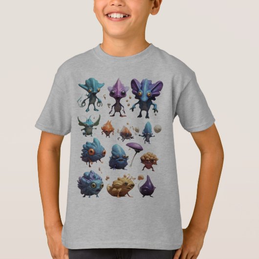 T-shirt Bugs Monster mignons (Devant)