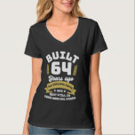 T-shirt Build 64 Years ago Funny Birthday 64th All Origina<br><div class="desc">Build 64 Years ago Funny Birthday 64th All Original Parts</div>