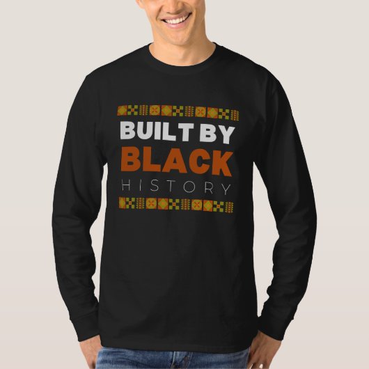 T-shirt Built By Black History BHM African Pride Month Men (Devant)