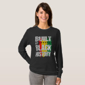 T-shirt Built By Black History BHM African Pride Month Men (Devant entier)
