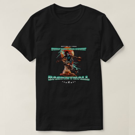 T-SHIRT BUILT FOR THE COURT, BASKETBALL (Design devant)
