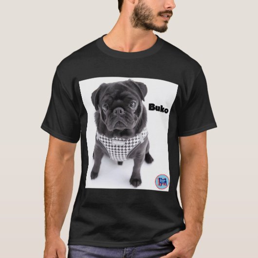 T-shirt Buko le Pug (Devant)