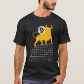 T-shirt Bulbe On Bitcoin Graphique Analyse Cryptomonnaie K (Devant)