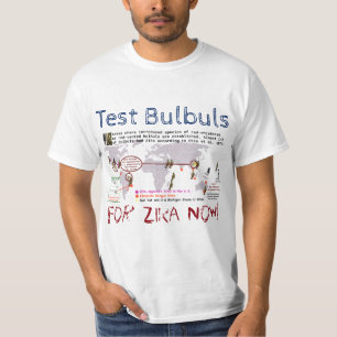 T-shirt Bulbulles de test pour Zika Shirt par RoseWrites