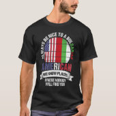 T-shirt Bulgarian American We know Places where Bulgaria F (Devant)