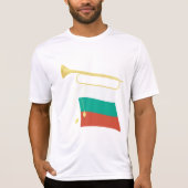 T-shirt Bulgarian Flag and Bugle (Devant)