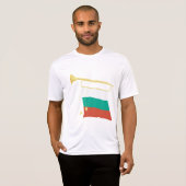 T-shirt Bulgarian Flag and Bugle (Devant entier)