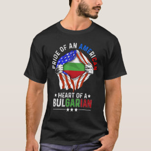 T-shirt Bulgarie Amérique américaine fierté étrangère Bulg