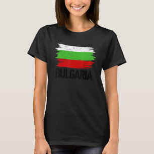 T-shirt Bulgarie Drapeau Les Fans Costume Roots Bulgare Bo