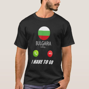 T-shirt Bulgarie Drapeau Souvenir La Bulgarie Appelle