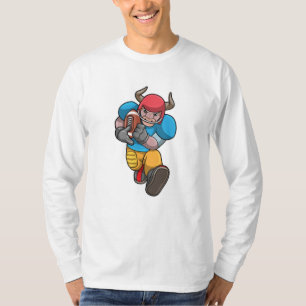 T-shirt Bull à Sports avec Football & Casque