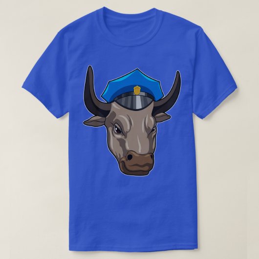 T-shirt Bull agent de police Police (Design devant)