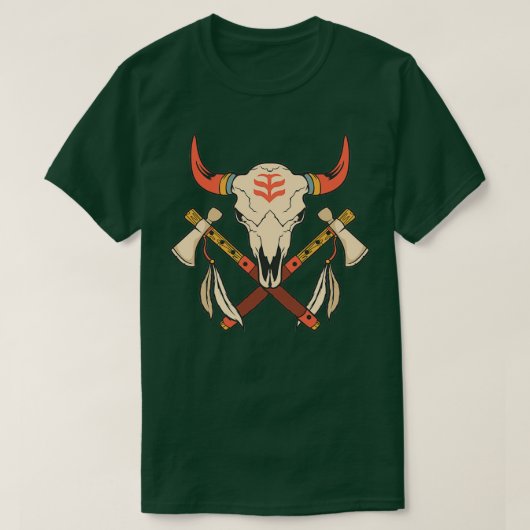 T-shirt Bull amérindienne (Design devant)