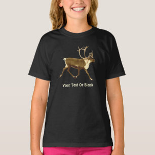 T-shirt Bull Caribou - Sepia