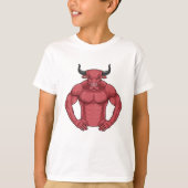 T-shirt Bull comme Bodybuilder extrême (Devant)