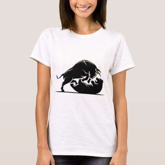 T-shirt Bull et ours (Devant)