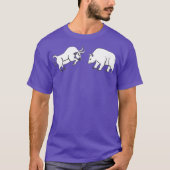 T-shirt Bull et ours Stock marché Forex Trader (Devant)