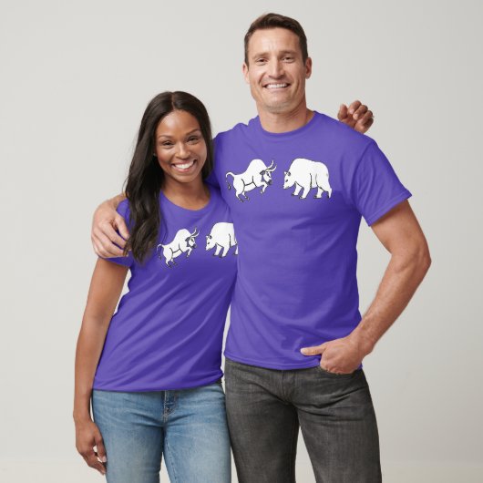 T-shirt Bull et ours Stock marché Forex Trader (Unisexe)