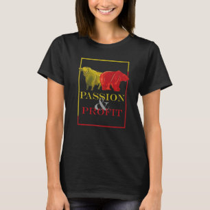 T-shirt Bull et porter passion et le stock à but lucratif
