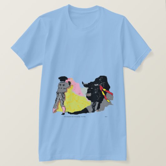 T-SHIRT : BULL FIGHTER (Design devant)