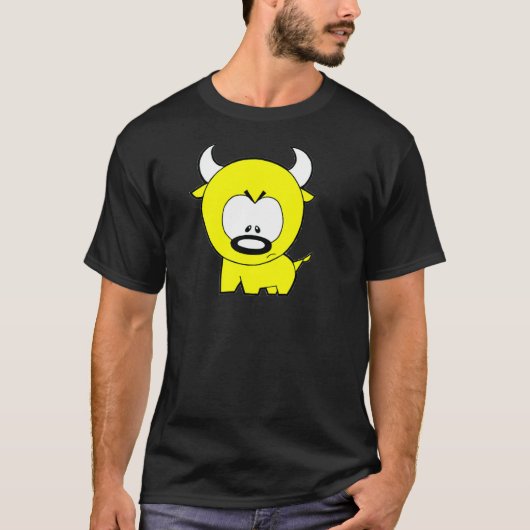 T-SHIRT BULL JAUNE (Devant)