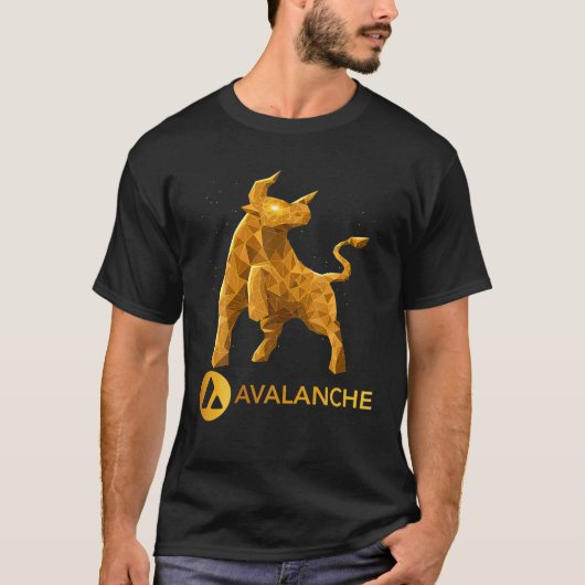 T-shirt Bull Market Avalanche AVAX Coin To The Moon Crypto (Devant)