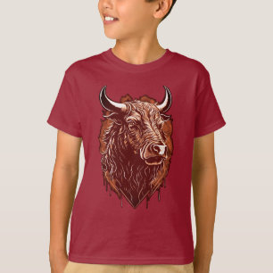 T-shirt Bull Portrait