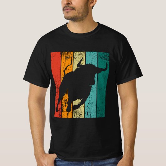 T-shirt Bull rétro (Devant)