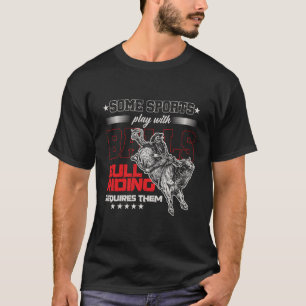 T-shirt Bull Rider Sports Rodéo Cowboy Western Bull Rider