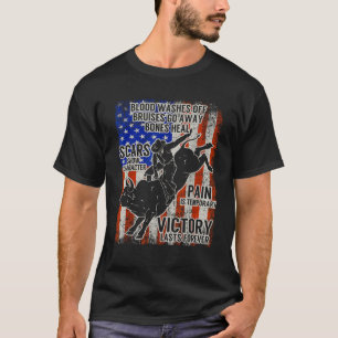 T-shirt Bull Rider Vintage Texas Ranch Rider America Cowb
