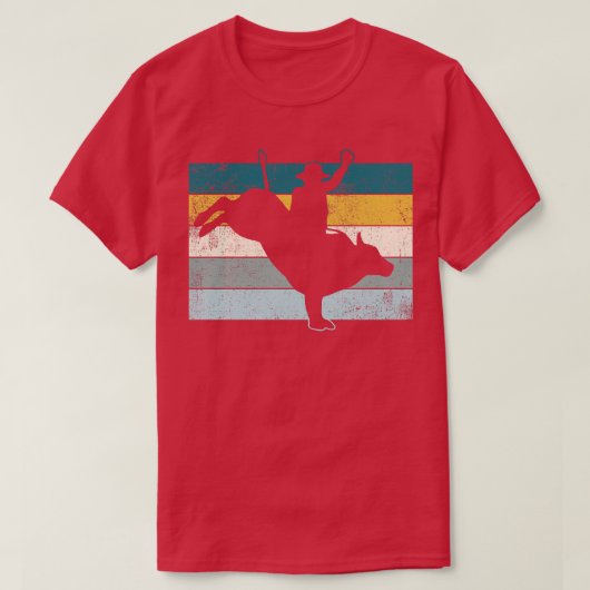 T-shirt Bull Riding Bull Rider (Design devant)