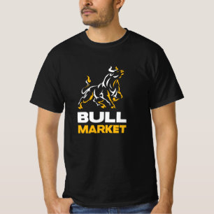 T-shirt Bull Stock Trader Wallstreet Investisseur