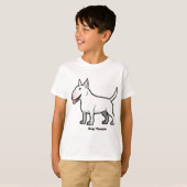 T-shirt Bull Terrier (Devant entier)
