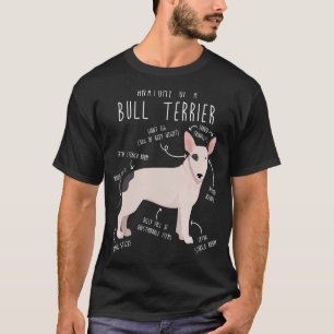 T-shirt Bull Terrier Anatomie mignonne animal animal Chien