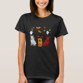 T-shirt Bull Terrier Chiens maman sorcière Casquette Funny (Devant)