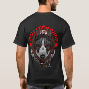 T-shirt BULL TERRIER Cyberpunk Samurai Elite