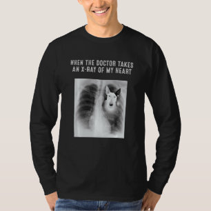 T-shirt Bull Terrier Dog Docteur Prend Un Rayon X De Mon C