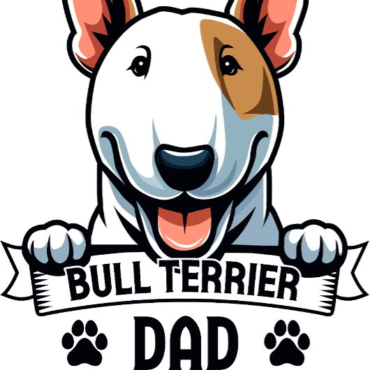 T-shirt Bull Terrier Papa