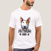 T-shirt Bull Terrier Papa (Devant)