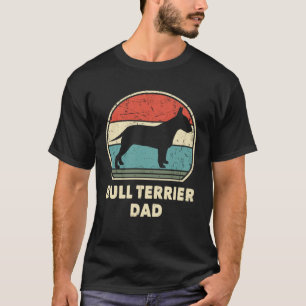 T-shirt Bull Terrier Papa Chien Bull Terrier Daddy