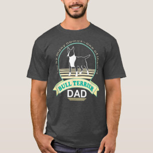 T-shirt Bull Terrier Papa NickerStickers Bull Terrier Chie