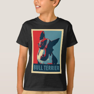 T-shirt Bull Terrier Parodie politique