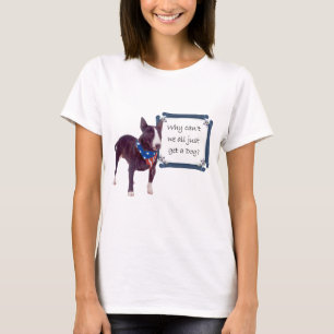 T-shirt Bull Terrier Patriotique