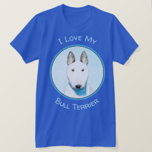 T-shirt Bull Terrier Peinture - Cute Original Dog Art