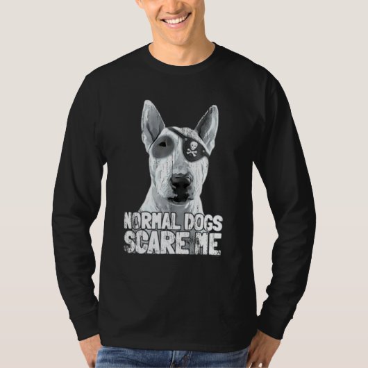 T-shirt Bull Terrier Pirate (Devant)