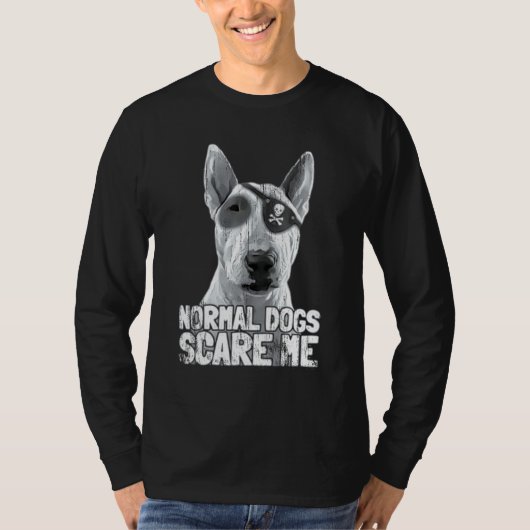 T-shirt Bull Terrier Pirate (Devant)