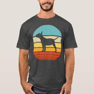 T-shirt Bull Terrier Retro Vintage 60s les années 70 couch